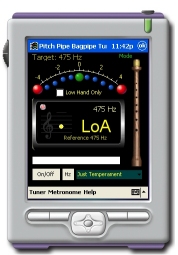 Pitch Pipe Tuner for Pocket PC PDA